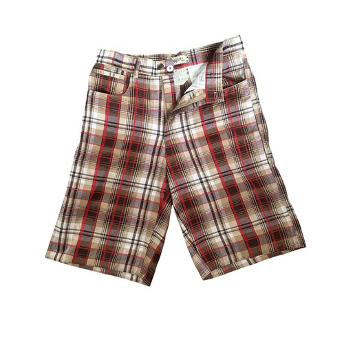 Unisex men gingham red - gingham,