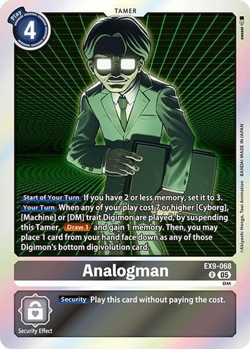 Analogman rare versus monsters - rare,