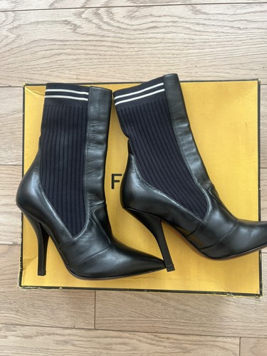 Fendi calf leather boots - calf,