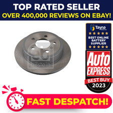 2x Brake Discs Pair Solid fits