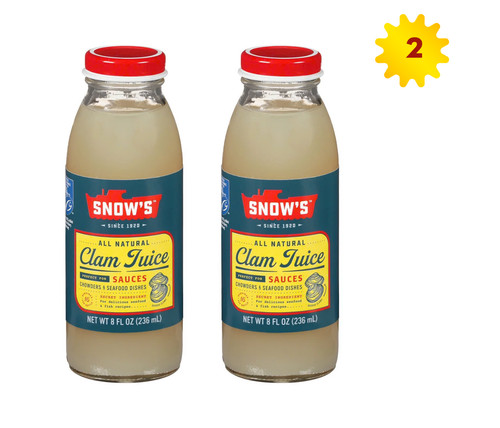 Snow all natural clam juice - snow's,