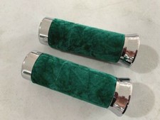 Custom bicycle grips - custom, green