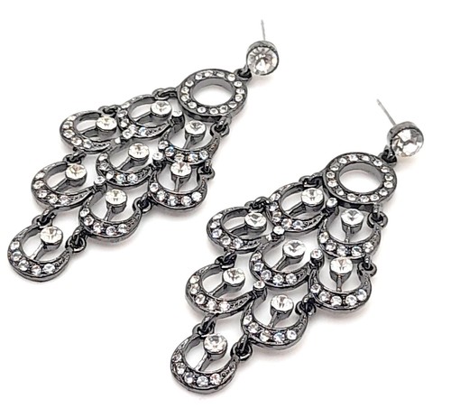Large clear crystal rhinestone - clear,