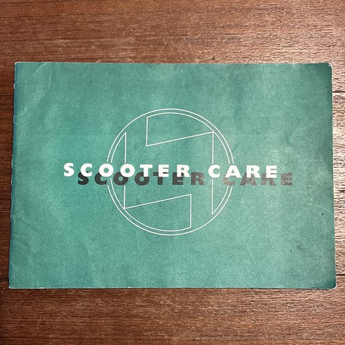 Scooter care book - scooter,