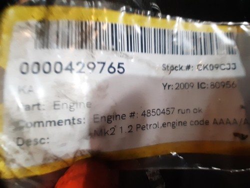 Ford zetec 18 engine - , ka
