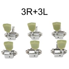 3R+3L Deluxe-Guitar Tuning Pegs Keys Machine Heads Tuners For Gibson-Style Set
