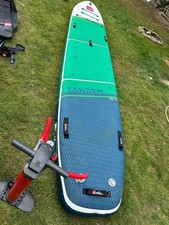 Red Stand up Paddle board Tandem 15.0 ft 2- Carbon fibre paddles, 2- Titan Pumps