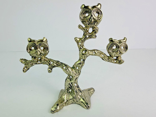 Vintage 1970s owls earring - 1970s,