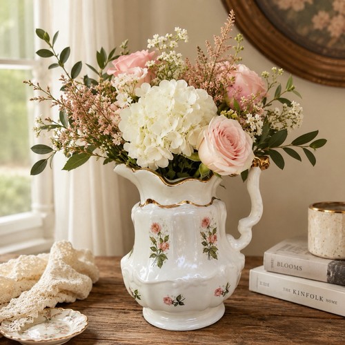 Antique victorian rose floral - rose,