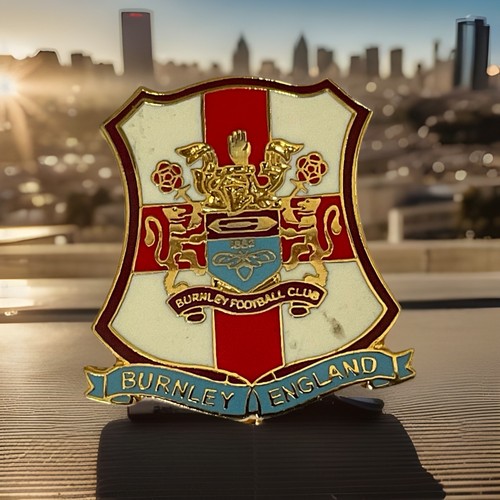 Burnley football club - football, enamel