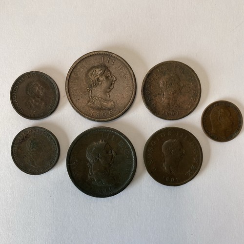 British farthing coins 1799 - farthing,