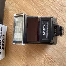 Minolta Program 2800AF Electronic Flash * 5000AF 7000AF & 9000AF * Fully Working