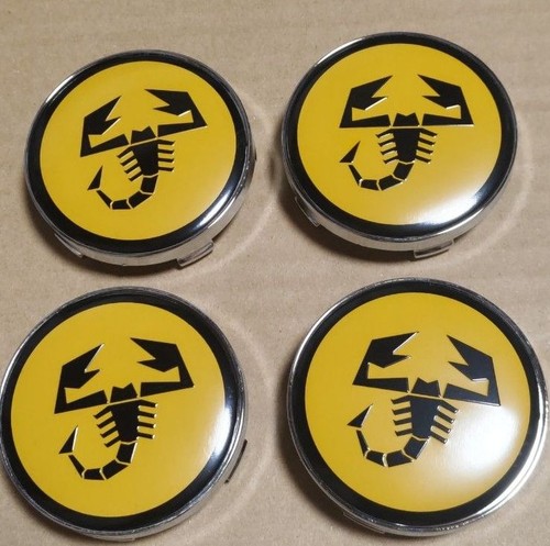 Abarth wheel center caps - center,