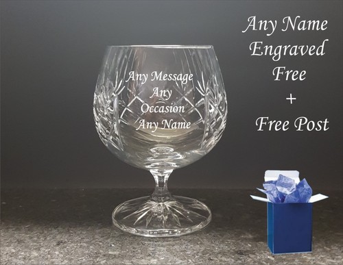 Personalised engraved crystal - personalised,
