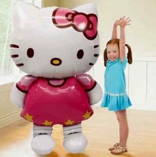 Huge Hello Kitty Balloon Girl Birthday Party Decoration Helium/Air Glossy Foil