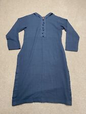 Simrans Kaftan Dress Size UK Medium Midi Blue Made in Pakistan