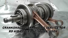 Yamaha RD air cooled 350 crankshaft overhaul service LC YPVS 125 dx 