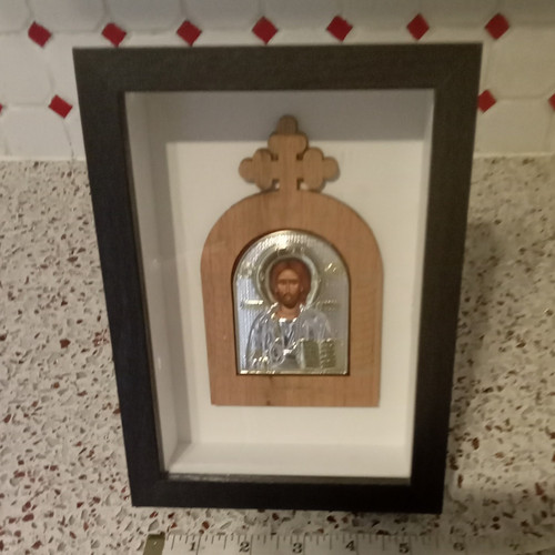 Christianity framed icon - framed,