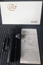 Colt 4x20 "Carry Handle" Scope In Box  Vietnam War