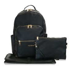 My Babiie Backpack Pro Changing Bag - Black / Gold - Grade A