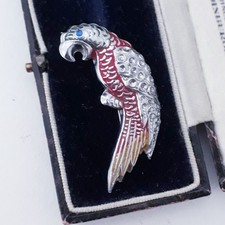 VINTAGE STAYBRITE PARROT BIRD