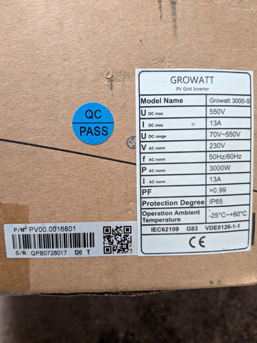 Growatt 3000 3000w - 3000-s,