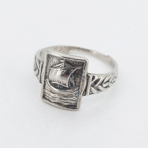 Vintage viking ship - vintage,