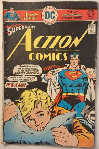 Action comics 457 - action, march