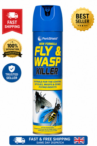 Fly and wasp killer - and, spray