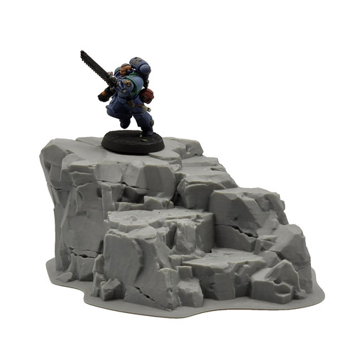 Rocky stepped hill - ,