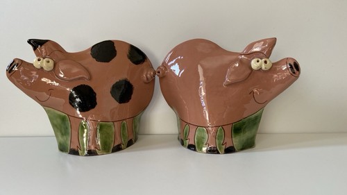 Pair ceramic hand - pair, of