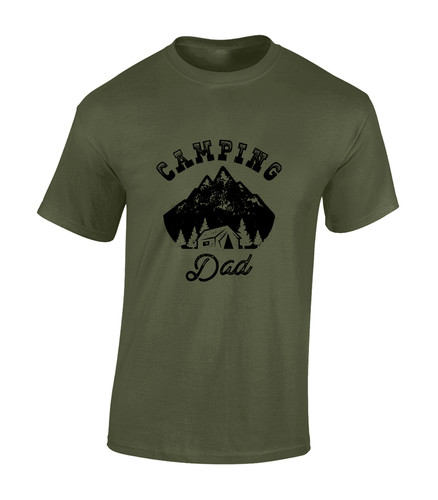 Camping dad mens shirt cool - camping,