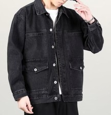 New Men's Pocket Denim Jacket
