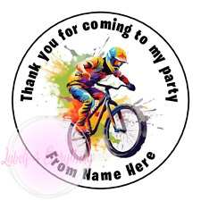 Personalised BMX Bike Stunt