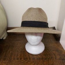 Paper & Polyester Brown Sun Hat, One Size Mens or Womens Summer Hat by Matalan