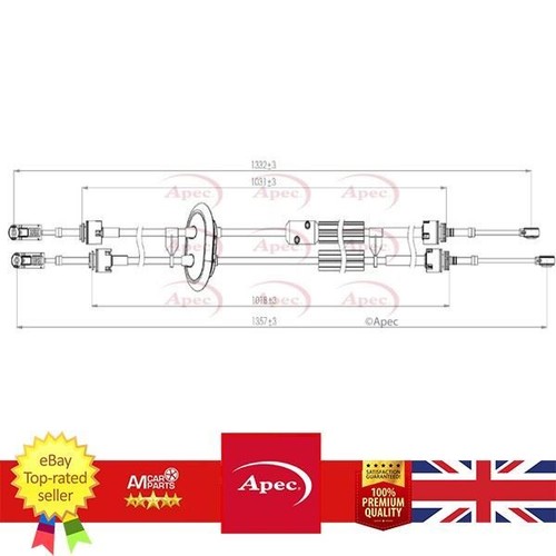 Manual transmission cable - manual, pull