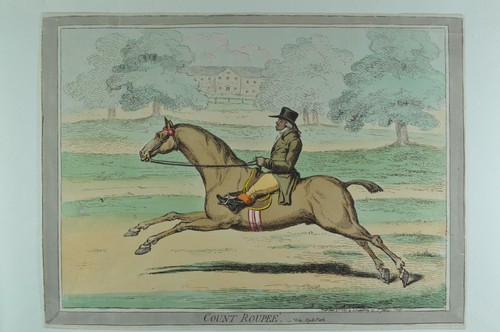Fine engraving 1797 count - engraving,