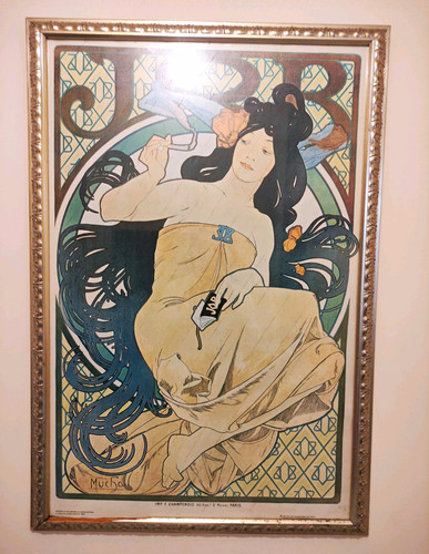 Large alphonse mucha job - alphonse,