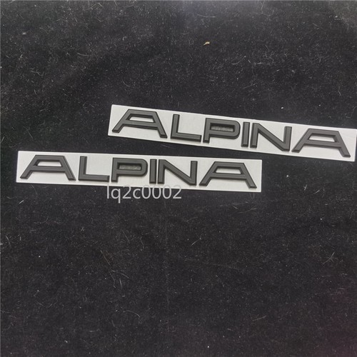 Matte big black - 2x, alpina