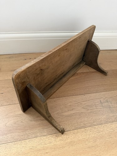 Vintage wooden wall shelf - wall,