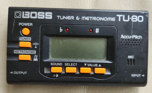 Boss chromatic tuner and - boss, tu-80