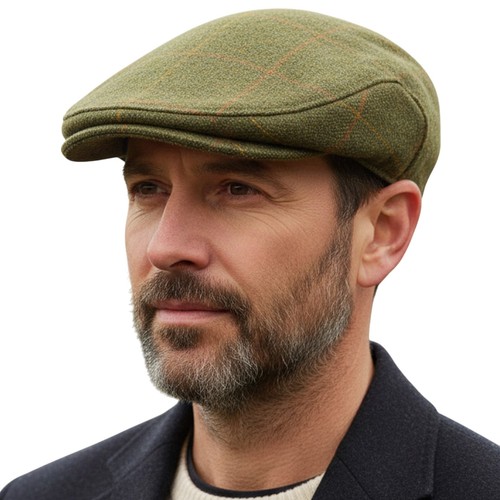 Game men tweed flat cap - game,