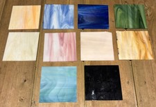 Stained Glass Pieces  x10