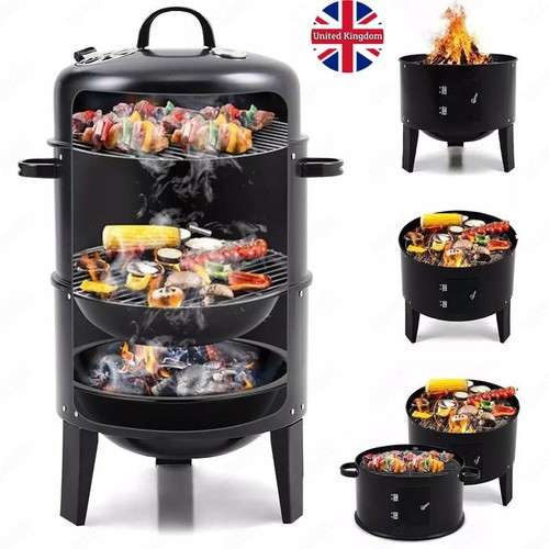 Charcoal smoker bbq grill 3in1 - bbq,