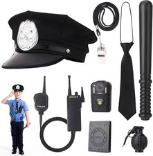 8pcs Police Costume