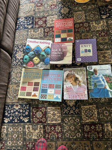 Knitting and crocheting - knitting, books