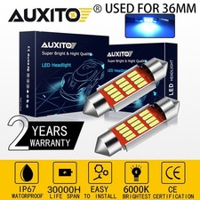 2Pc CANBUS Festoon 36mm C5W