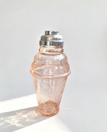Vintage pink crackle - pink,