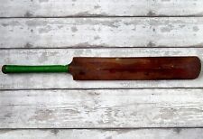 Vintage Wooden Worn & Shabby Cricket Bat Prop Display Pub Sports Bar Mancave