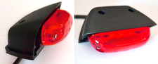 2x Rear LED Corner Roof Red